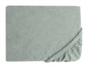 ZOLLNER Liegenauflage hellgrau 70x200 cm Baumwolle Polyester Bild 2