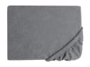 ZOLLNER Liegenauflage Grau 70x200 cm Baumwolle Polyester Bild 2