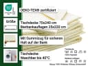 ZOLLNER Bierzeltgarnitur 3-tlg. Beige Polyester Bild 1