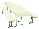 ZOLLNER Bierzeltgarnitur 3-tlg. Beige Polyester Bild 2