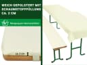 ZOLLNER Bierzeltgarnitur 3-tlg. Beige Polyester Bild 3