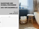 ZOLLNER Duschtücher 5er Set 100% Baumwolle weiß 70x140 cm Bild 1