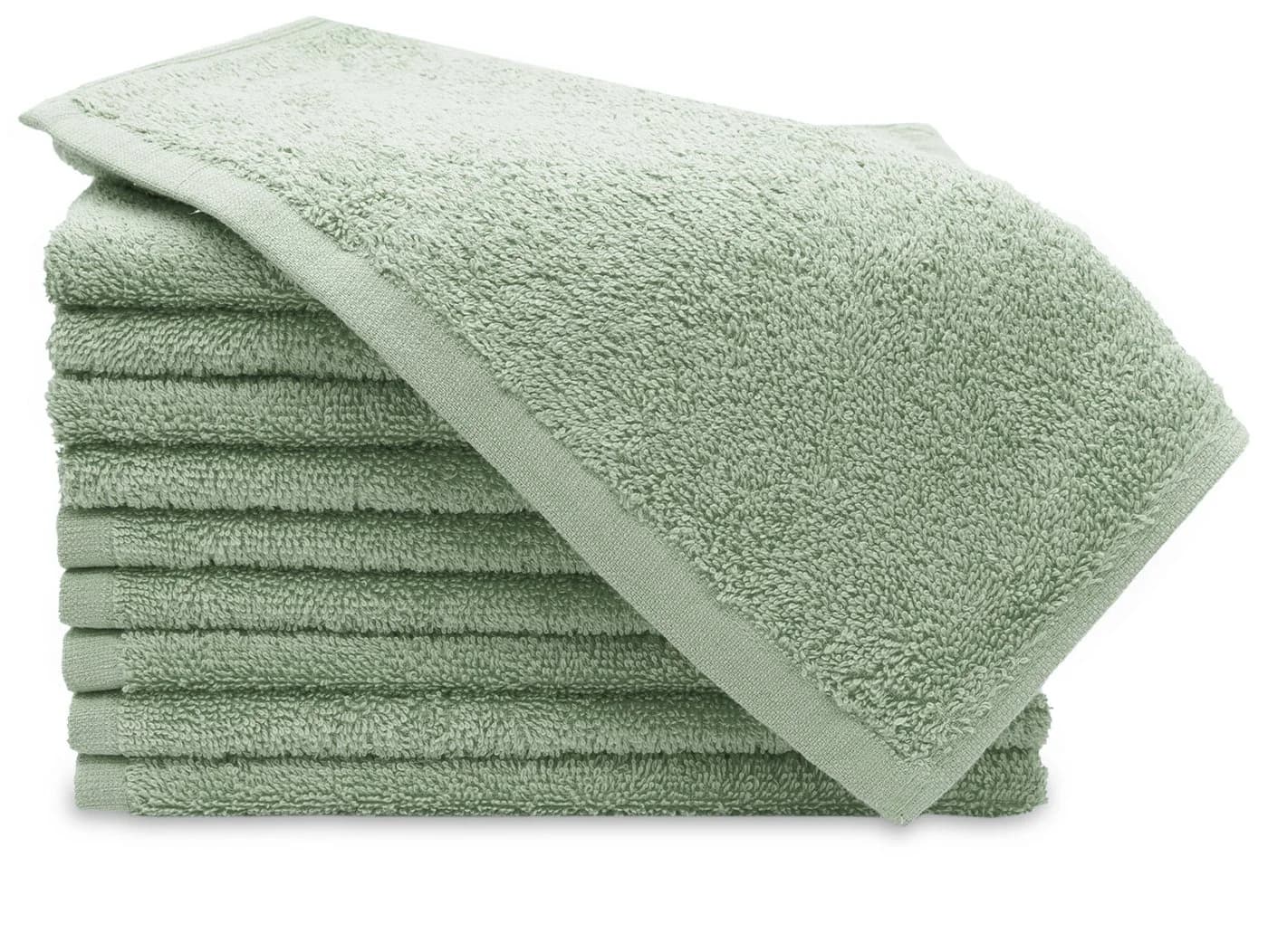 ZOLLNER Gästehandtücher 10er-Pack 30x50 cm Baumwolle Grün - Bild 2