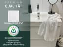 ZOLLNER Duschtuch 70x140 cm Weiß 70% Baumwolle 30% Polyester Bild 1