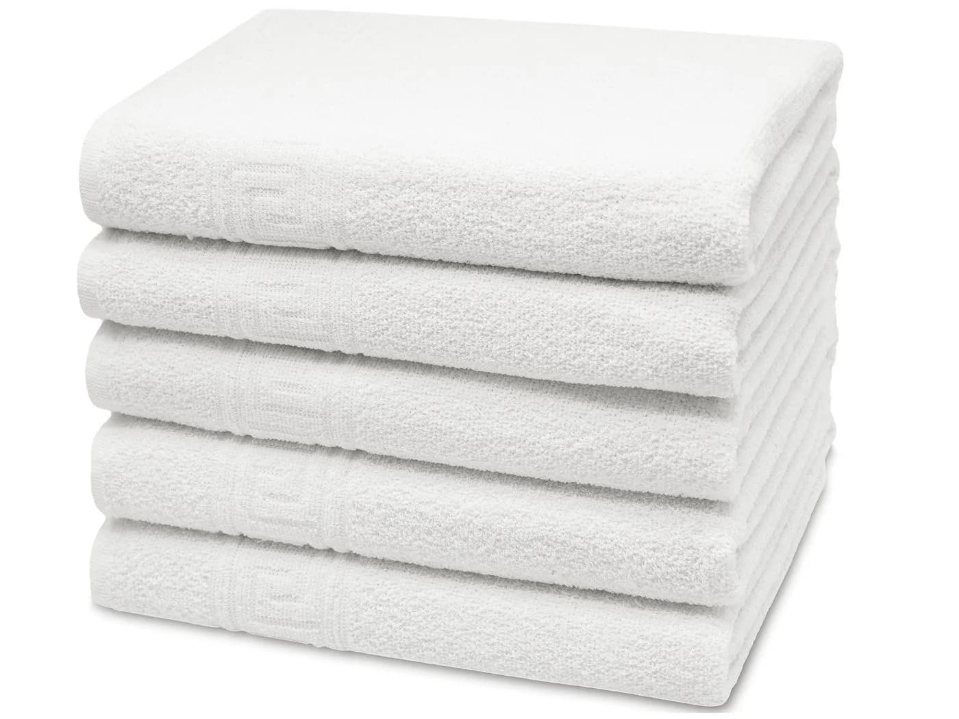ZOLLNER Duschtuch 70x140 cm Weiß 70% Baumwolle 30% Polyester - Bild 2