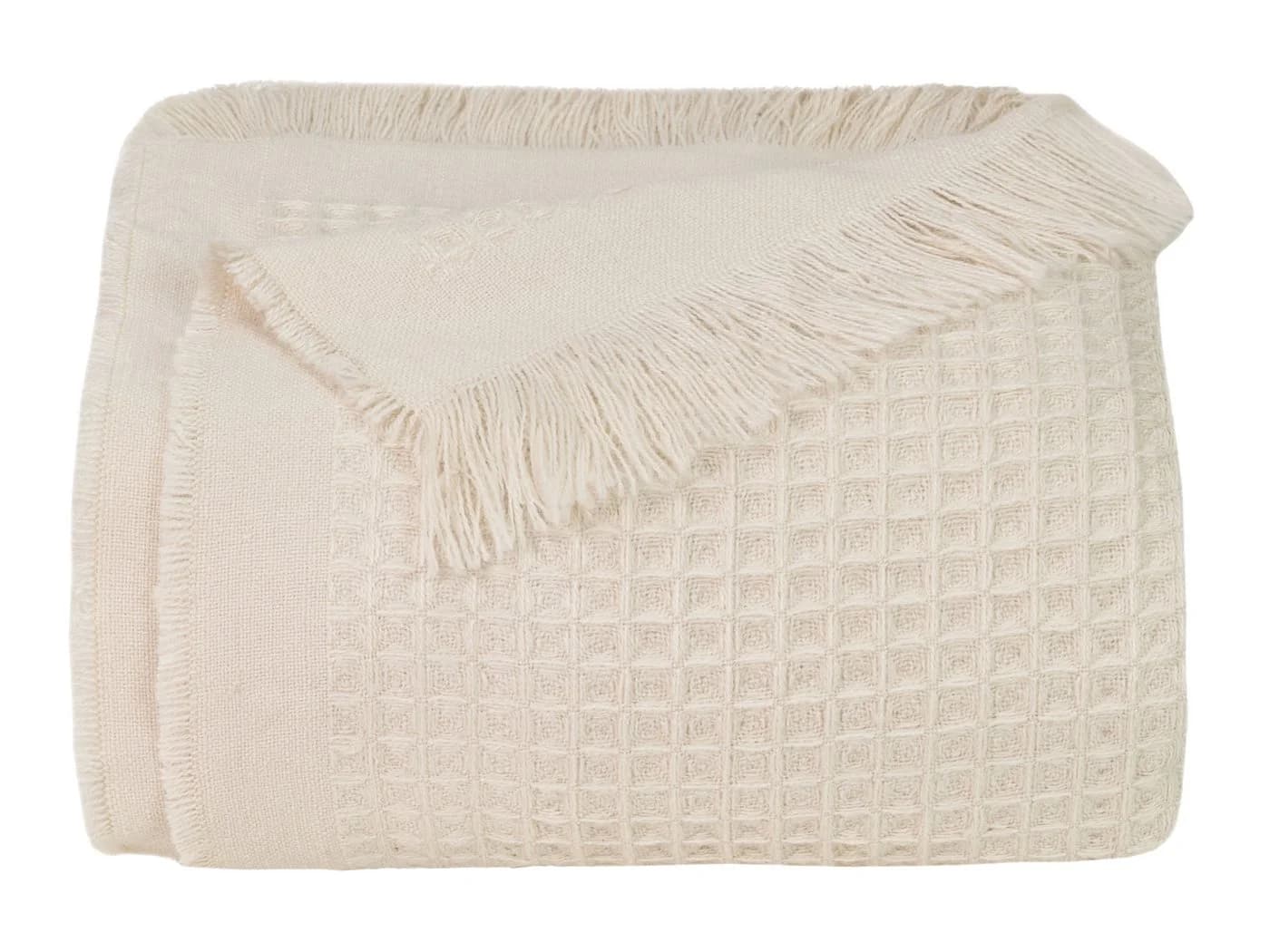 ZOLLNER Wohndecke 150x200 cm Beige 100% Polyacryl - Bild 2