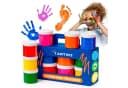7 Artists Fingerfarben Kinder Set 6x60ml - Bunte Gouachefarben abwaschbar Bild 2