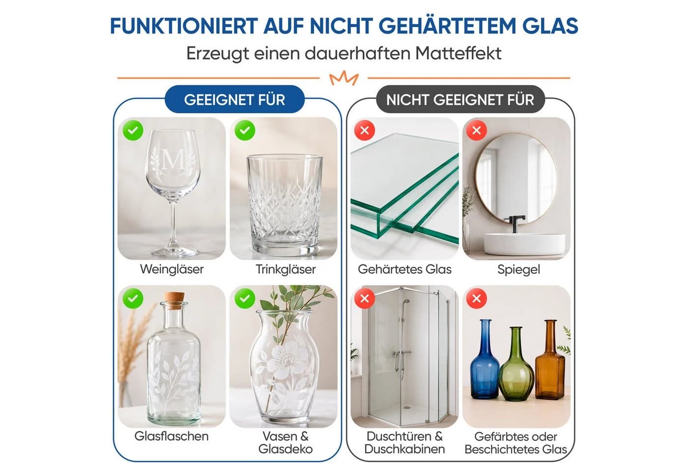 7 Artists Glasätzcreme 50 ml für nicht gehärtetes Glas