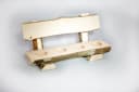 Deggelbam Schnapsbank Holzbank mit 4 Stamperl Bild 5