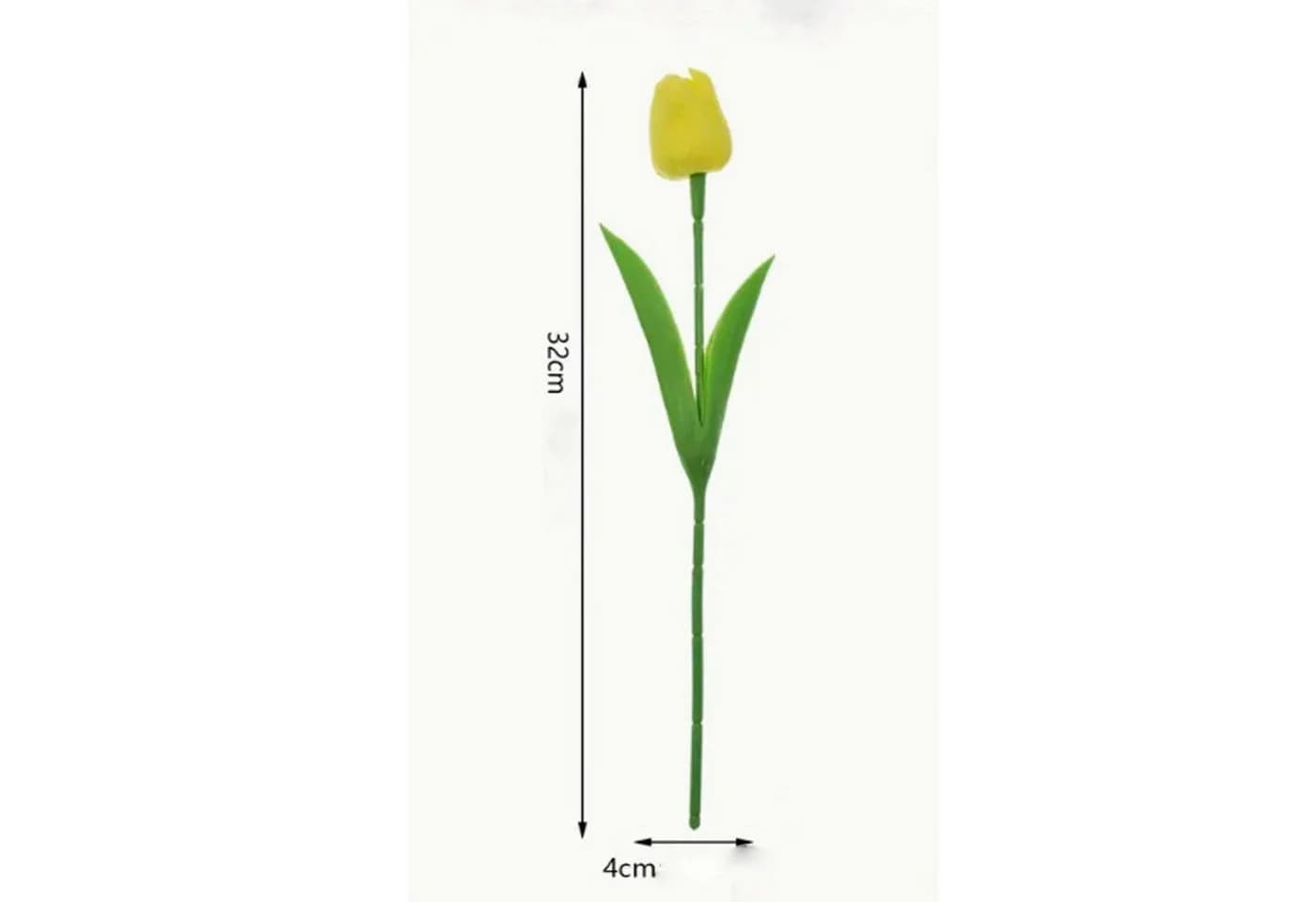 Deggelbam Kunstblumenstrauß 12 Stück Tulpen Seidenblumen - Bild 5
