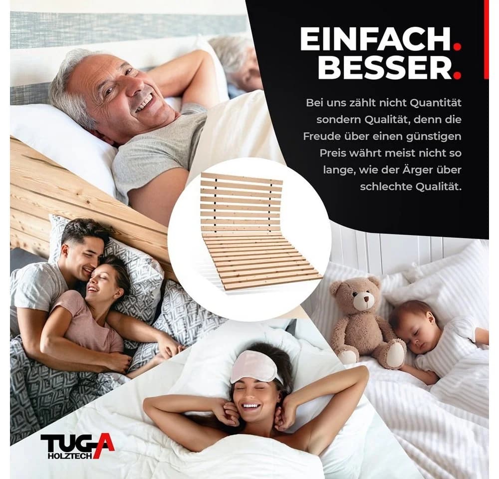 TUGA-Holztech Rollrost 500kg Belastbar Stabil - Bild 1