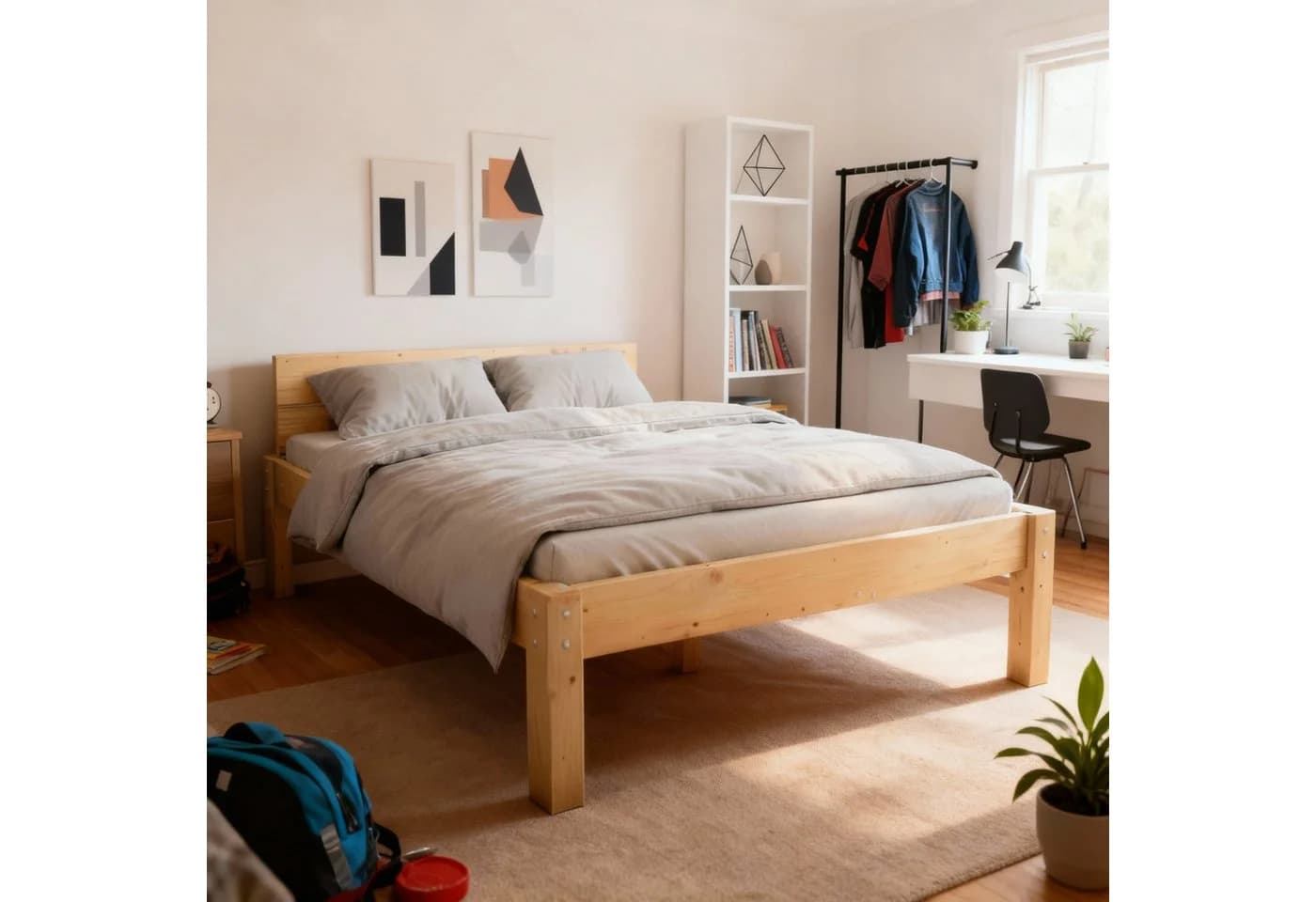 TUGA-Holztech Massivholzbett Pfostenbett - Bild 2
