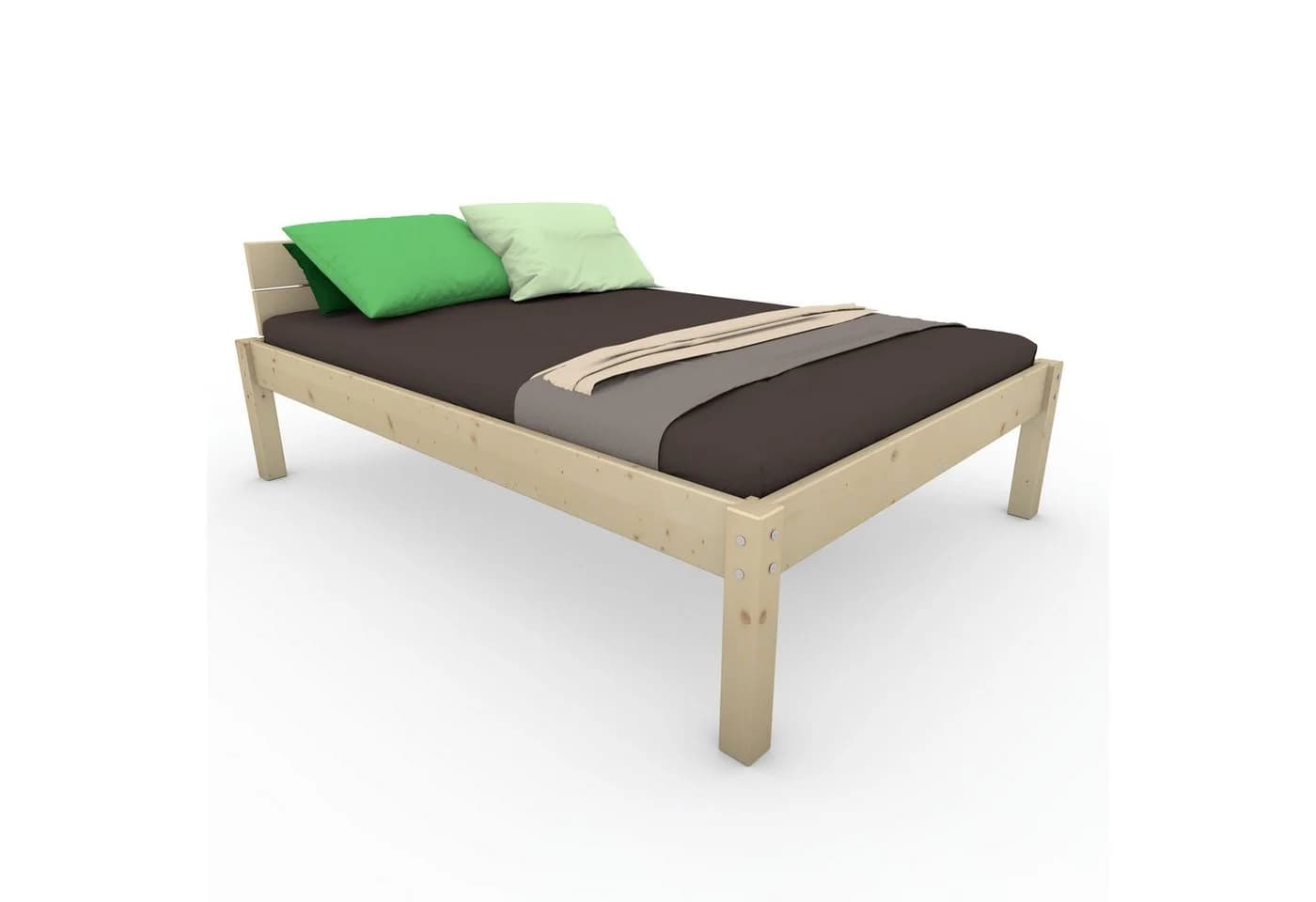 TUGA-Holztech Massivholzbett Pfostenbett - Bild 5