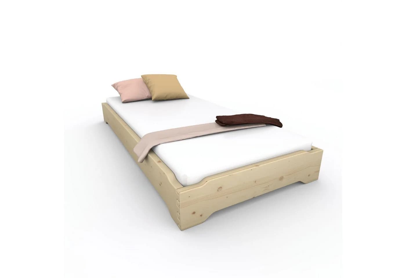 TUGA-Holztech Stapelbett Massivholz Fichte unbehandelt - Bild 2