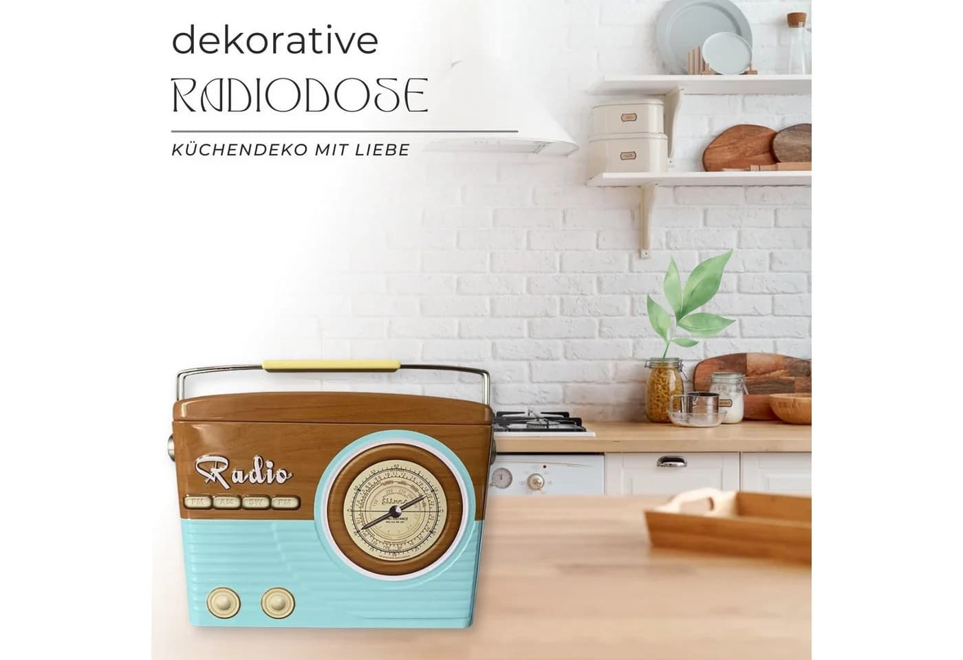 MediMuc Keksdose Radio Blau