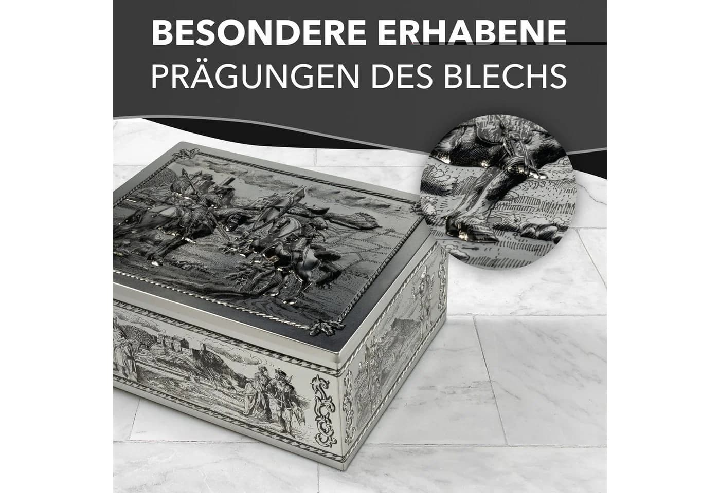 MediMuc Keksdose große Kreuzritter Truhe - Bild 4