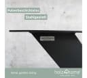 holz4home® Tischgestell aus Metall Schwarz Pulverbeschichtet Schwerlast Bild 3