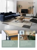 holz4home Couchtisch Beistelltisch Eichenholz Massivholz mit zwei Ablagen Bild 5