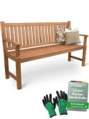holz4home® Gartenbank aus Pappelholz für 2-3 Personen Bild 2
