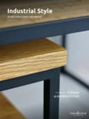 holz4home Couchtisch 2er Set Eiche Massivholz Ausziehbar Bild 5