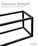 holz4home® Blumenständer Dekoständer Eichenholz Massiv Stahlrahmen Loft-Stil Bild 5