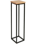 holz4home® Blumenständer Eichenholz Massiv Stahlrahmen Loft-Stil Bild 2