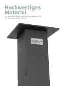holz4home® Tischgestell Metall Schwarz Schwerlast Bild 3
