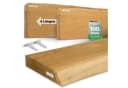 holz4home® Wandregal aus Massivholz Eiche Natur Schwebendes Regal Bild 2