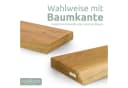 holz4home® Wandregal aus Massivholz Eiche Natur Schwebendes Regal Bild 4