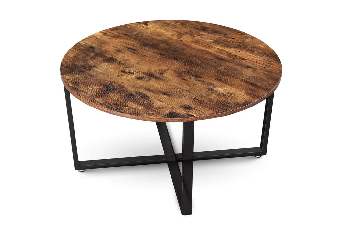 Couchtisch im Industrielook aus Holz und Metall - Bild 2