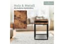 holz4home® Couchtisch Lannies 2er Set Eckig Industrial-Look Bild 4
