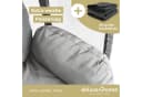 deluxe4home Hängesessel mit Gestell Grau/Anthrazit inkl. Kuscheldecke Bild 5