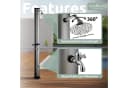 holz4home® Solardusche Gartendusche mit Temperaturregler und Fußdusche Bild 5