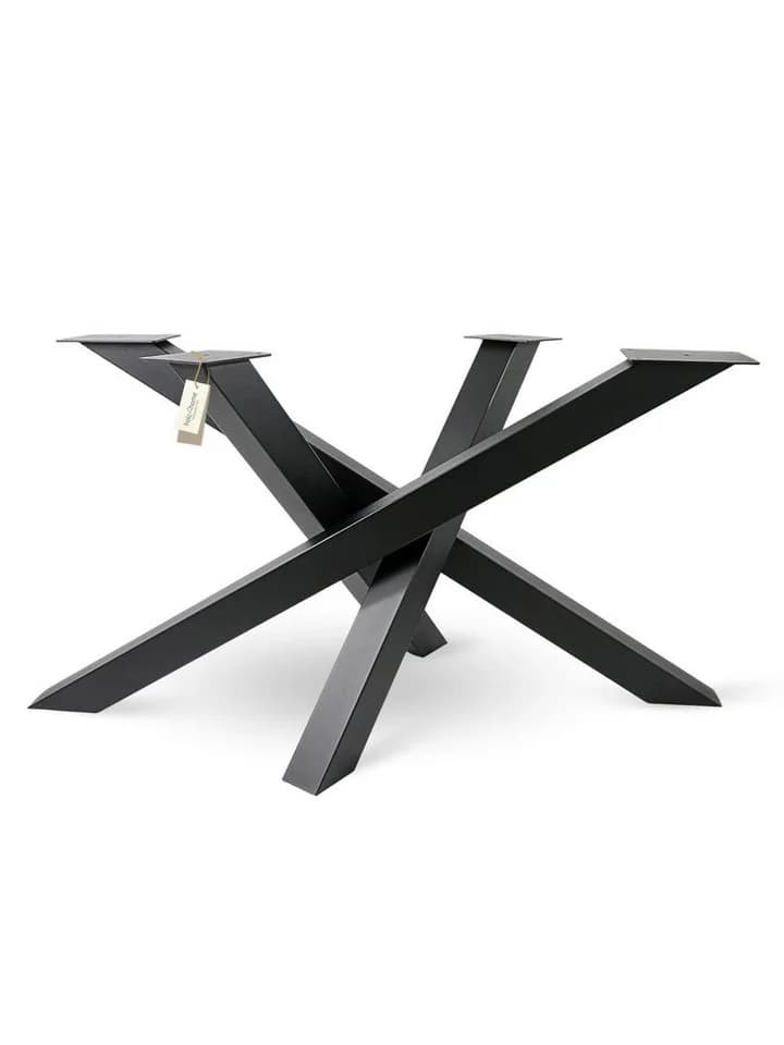 holz4home® Tischgestell aus Metall Schwarz Pulverbeschichtet Schwerlast - Bild 2
