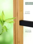 holz4home® Getränkekistenregal Bambus 4 Kisten breit Bild 3