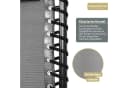 deluxe4home Gartenliege Set 3-teilig Anthrazit Klappbar Bild 3