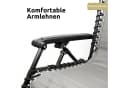 deluxe4home Gartenliege Set 3-teilig Anthrazit Klappbar Bild 5