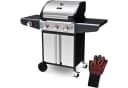 deluxe4home® Grillwagen Gasgrill mit Deckel, 3 + 1 Seitenbrenner, Thermometer Bild 2