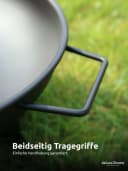 deluxe4home Feuerschale Metall Schwarz Ø58 cm Feuerstelle für Garten & Camping Bild 5