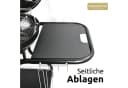 deluxe4home Holzkohlegrill Grillwagen Kugelgrill Ø55 cm Schwarz mit Rollen Bild 5