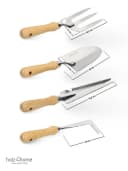 holz4home® Gartenpflege-Set 4-tlg. Edelstahl & Eschenholz Bild 5