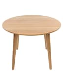 holz4home® Esstisch Rund aus Eichenholz Massiv Bild 2