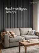 holz4home® Akustikpaneel Set 2-tlg. MDF Holzoptik Schwarz Bild 1