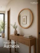 holz4home® Wandspiegel Rund Eiche massiv 60/80 cm Bild 3
