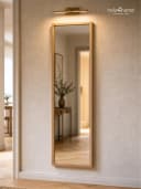 holz4home® Ganzkörperspiegel mit massivem Eichenholzrahmen Bild 1