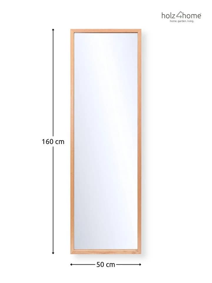 holz4home® Ganzkörperspiegel mit massivem Eichenholzrahmen - Bild 5
