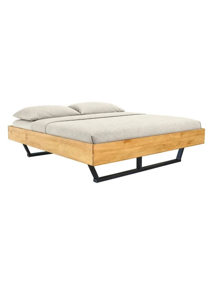 holz4home® Massivholzbett Eiche Klassik ohne Kopfteil - Bild 2