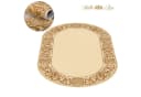 Belle Arti Luxus Teppich Viskose Seidenglanz Barock Beige Gold Bild 2