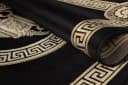 Belle Arti Teppich Amphore 100% Viskose Schwarz Gold Bild 1