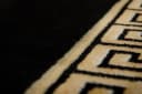 Belle Arti Teppich Amphore 100% Viskose Schwarz Gold Bild 4